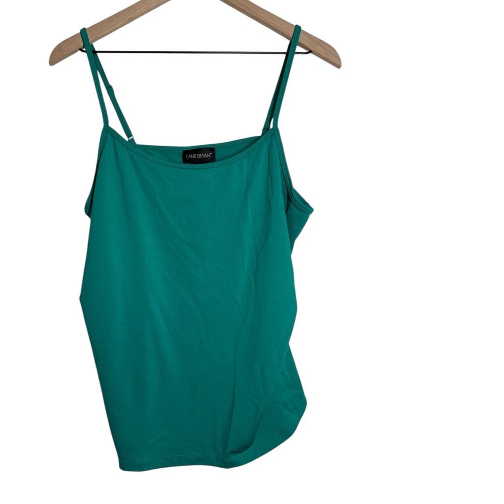 LANE BRYANT Vibrant Green Spaghetti Strap Cami SZ 14/16